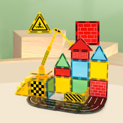 Magnetne kocke LELINO Build 50 kosov