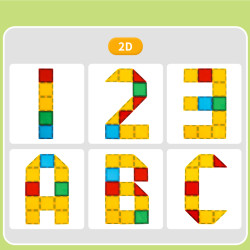 Magnetne kocke LELINO Build 50 kosov