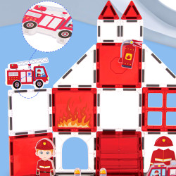 Magnetne ploščice LELINO Fantasy Fire Control  48 kosov
