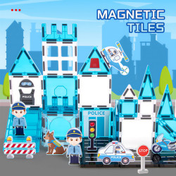 Magnetne kocke LELINO Fantasy Police 42 kosov