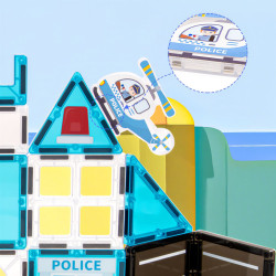 Magnetne kocke LELINO Fantasy Police 42 kosov