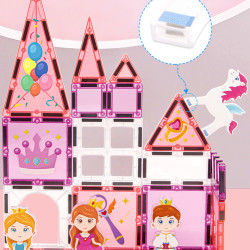 Magnetne kocke LELINO Fantasy Princess 58 kosov