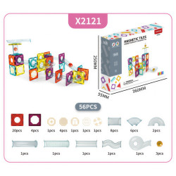 Magnetne kocke LELINO Roller 56 kosov