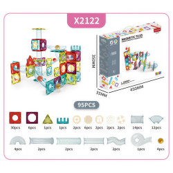 Magnetne kocke LELINO Roller 95 kosov