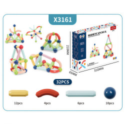 Magnetne kocke LELINO Sticks 32 kosov